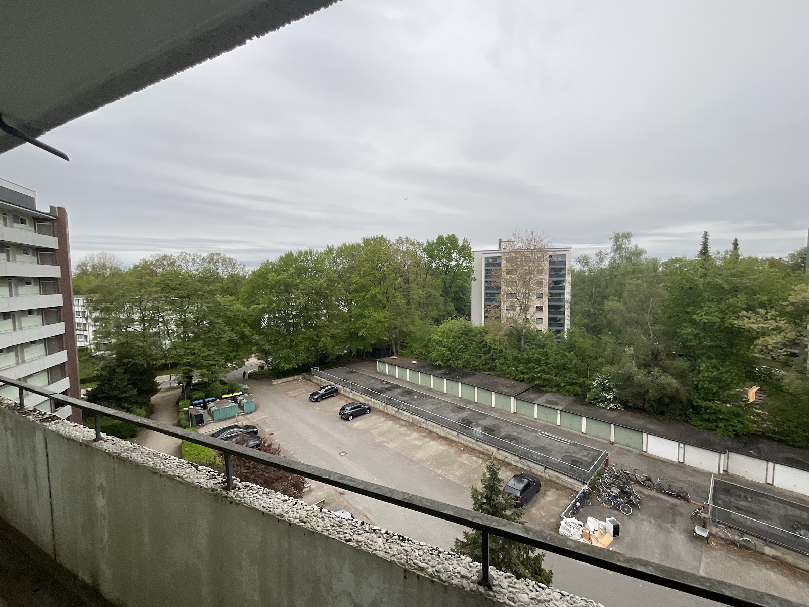Aussicht vom Laubengang