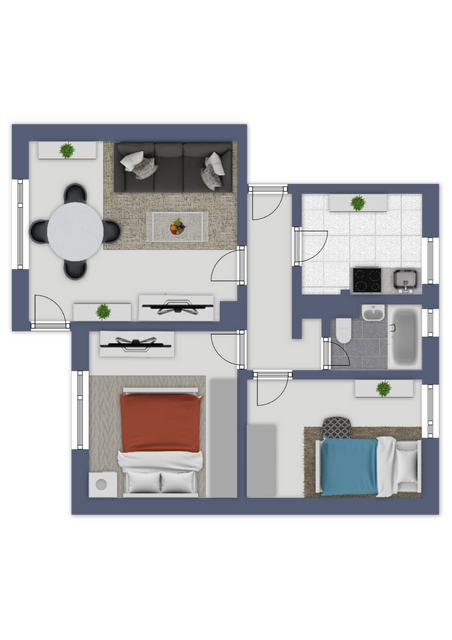 schöne 3 Zimmerwohnung am Zanger Berg - Photo 1
