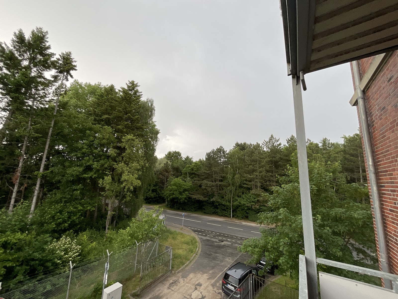 Aussicht vom Balkon