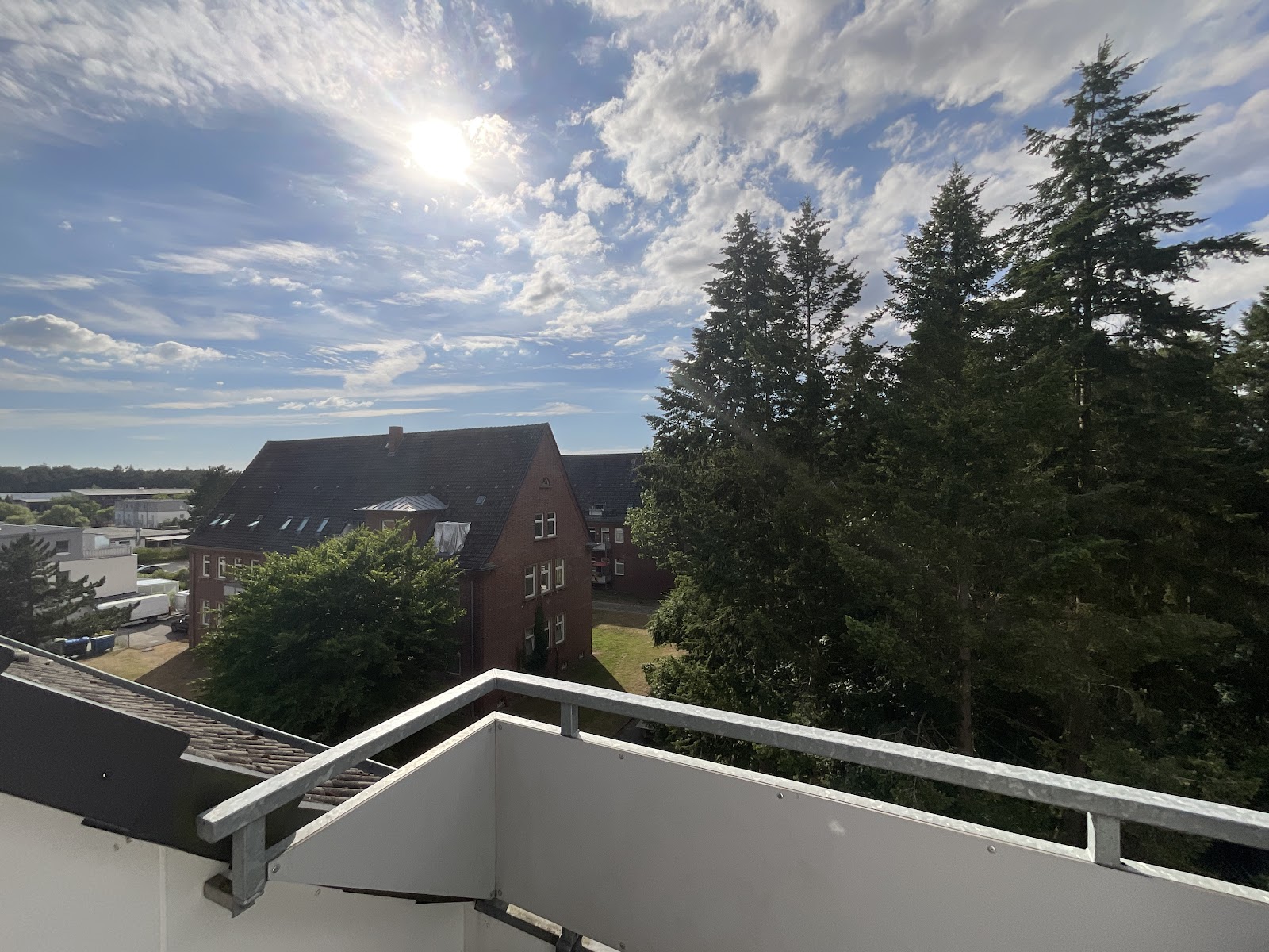 Aussicht vom Balkon
