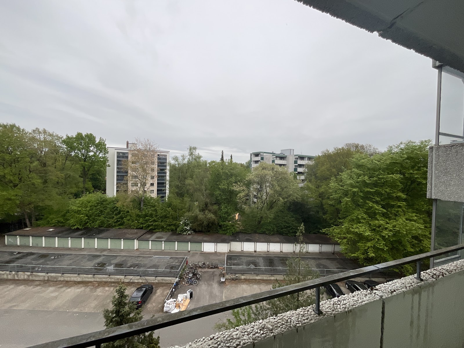 Aussicht vom Laubengang