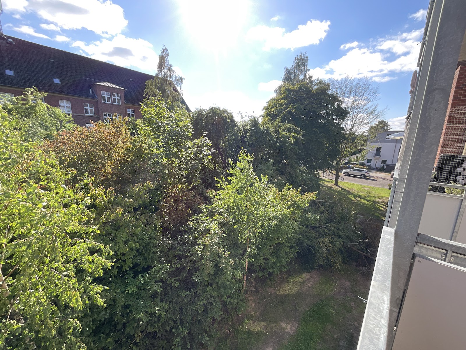 Aussicht vom Balkon