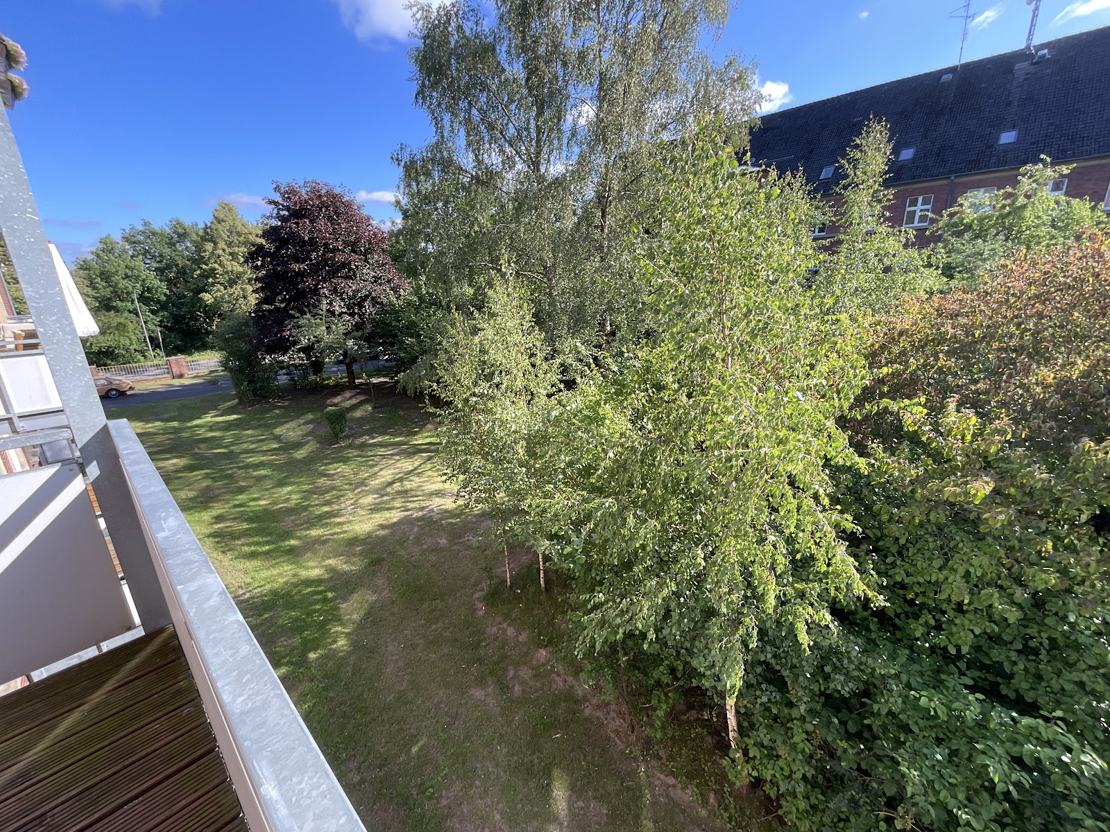 Aussicht vom Balkon